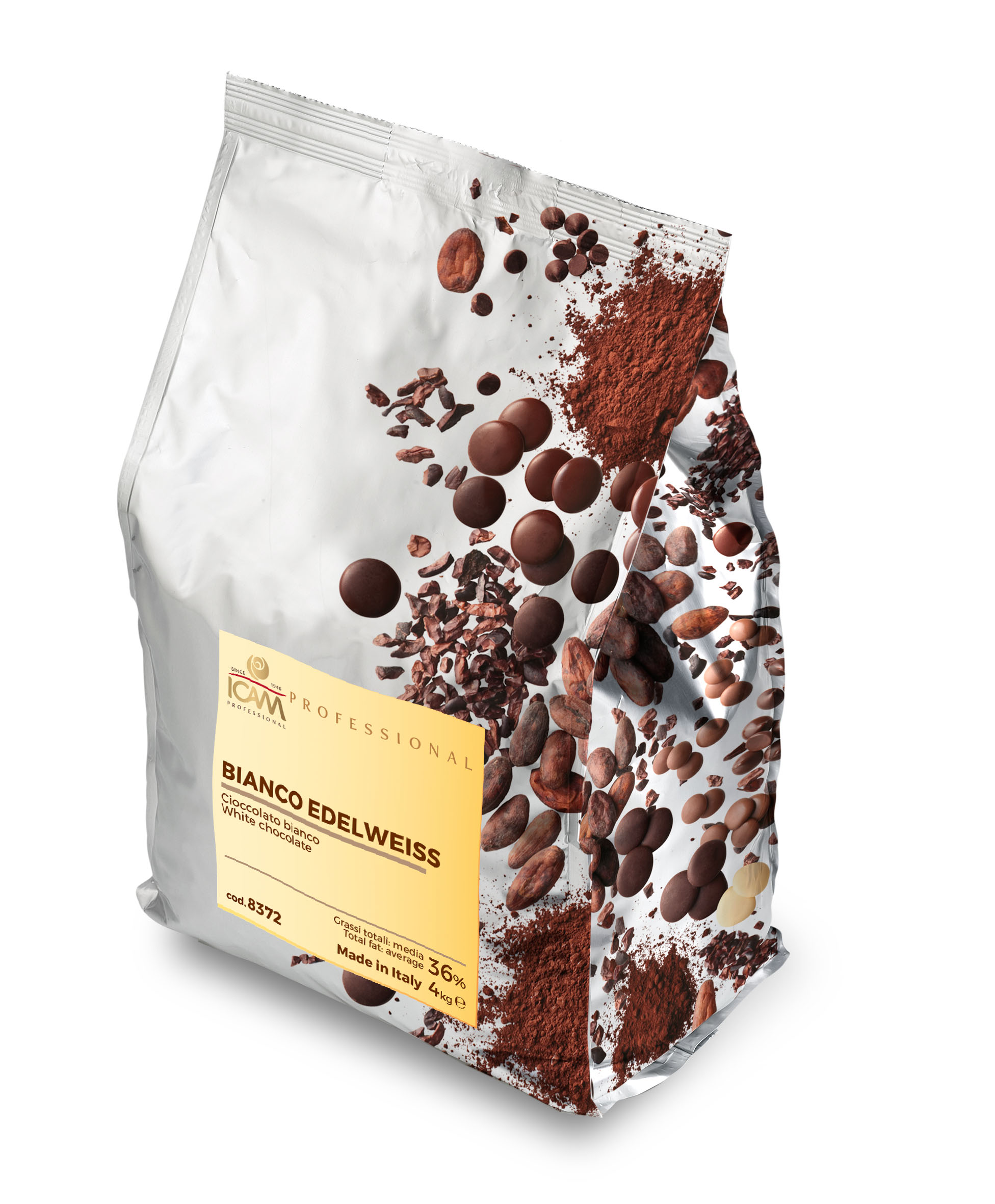 ICAM Edelweiss White Chocolate 4kg